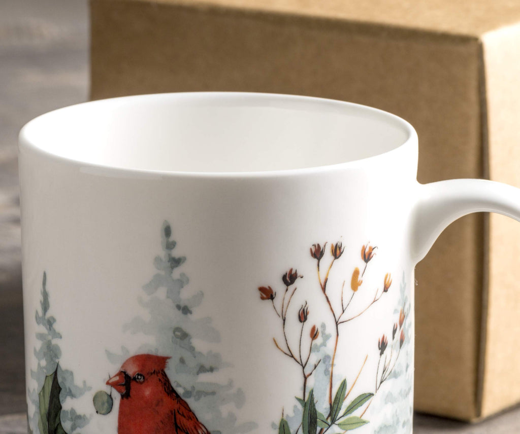 Maison d' Hermine Coffee Mug with Handles Tea Cups (15 Ounce, Pack of 1)