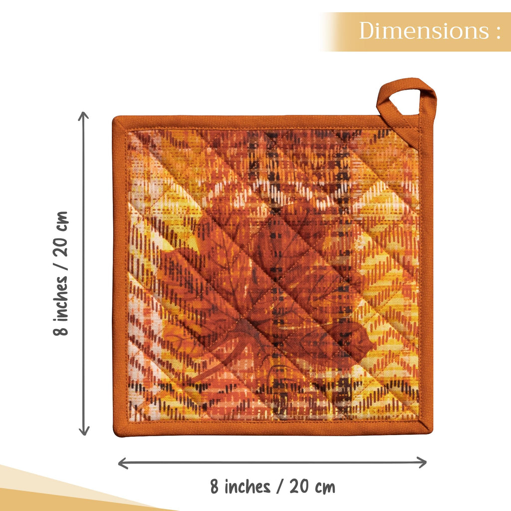Maison d' Hermine Pot Holders 100% Cotton Potholders (8" x 8", Pack of 1)