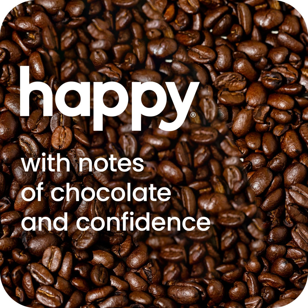 Happy Coffee Medium Roast Coffee Pods, 22 Count