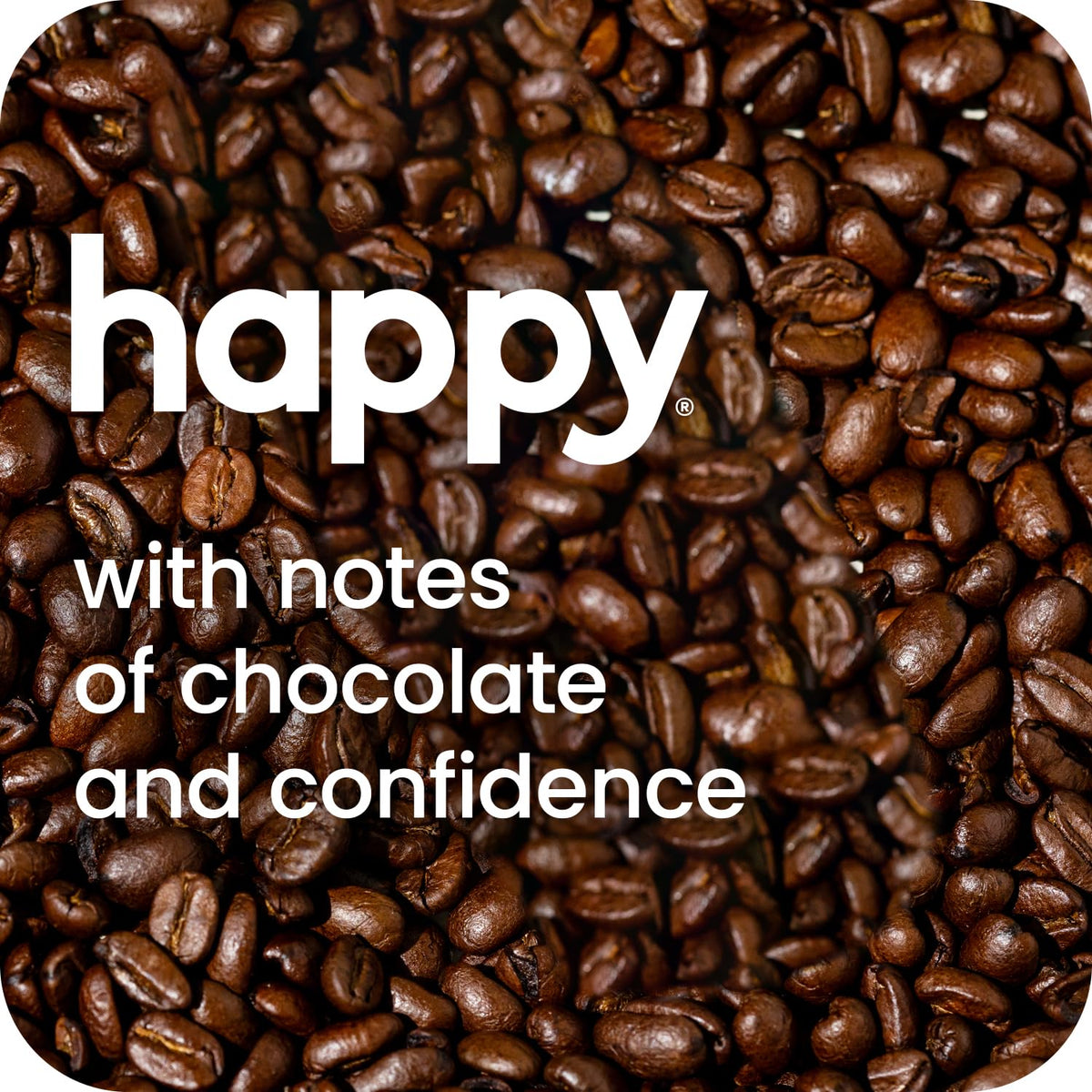 Happy Coffee Medium Roast Coffee Pods, 22 Count