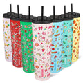 BJPKPK 34oz Coffee Tumbler with Straw, Insulated Stainless Steel Cup