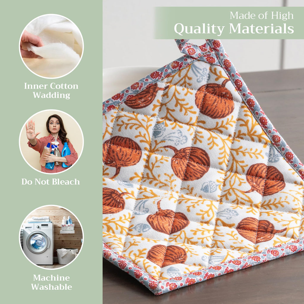 Maison d' Hermine Pot Holders 100% Cotton Potholders (8" x 8", Pack of 1)