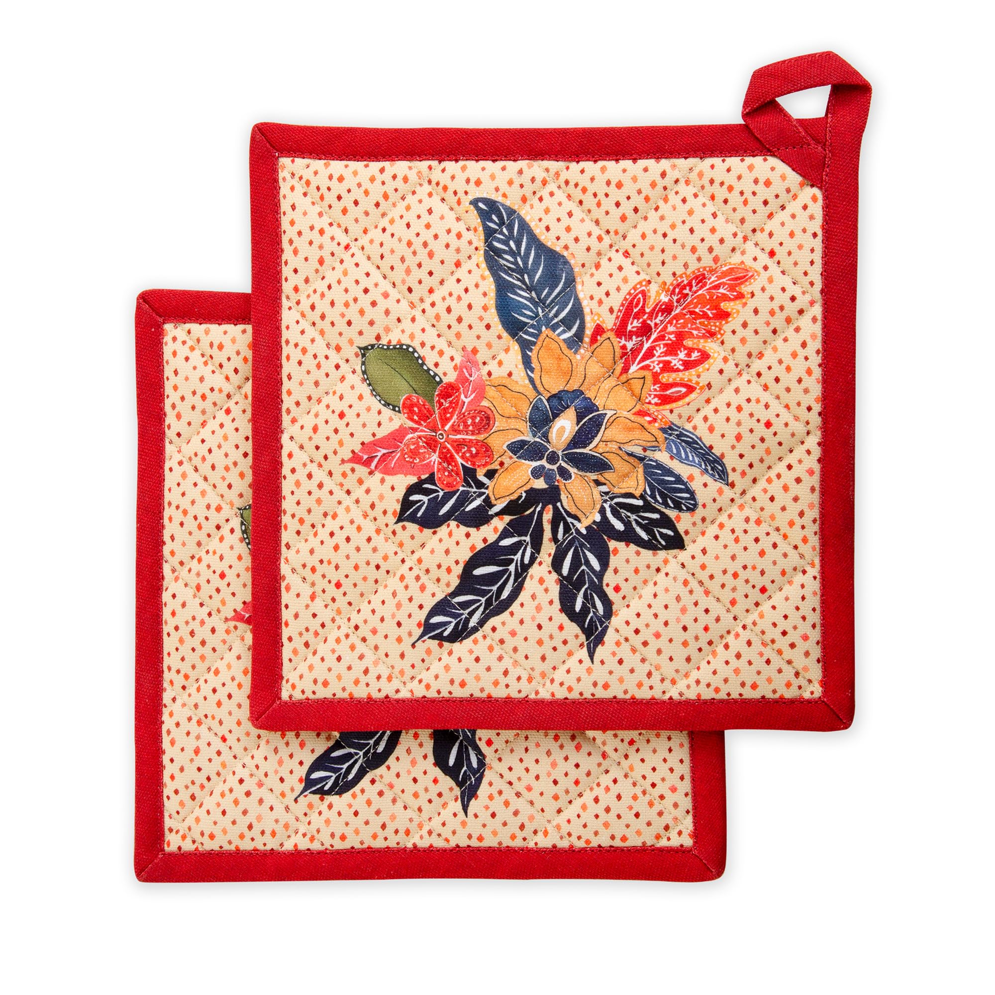 Maison d' Hermine Pot Holders 100% Cotton Potholders (8" x 8", Pack of 2)