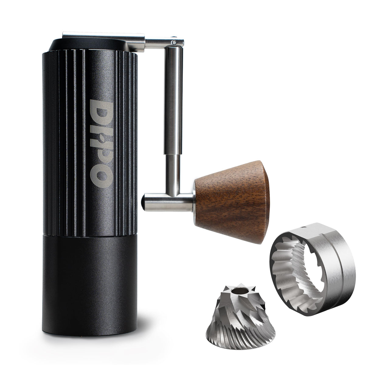 DHPO Manual Coffee Grinder, with Precision Stainless Steel Conical Burr