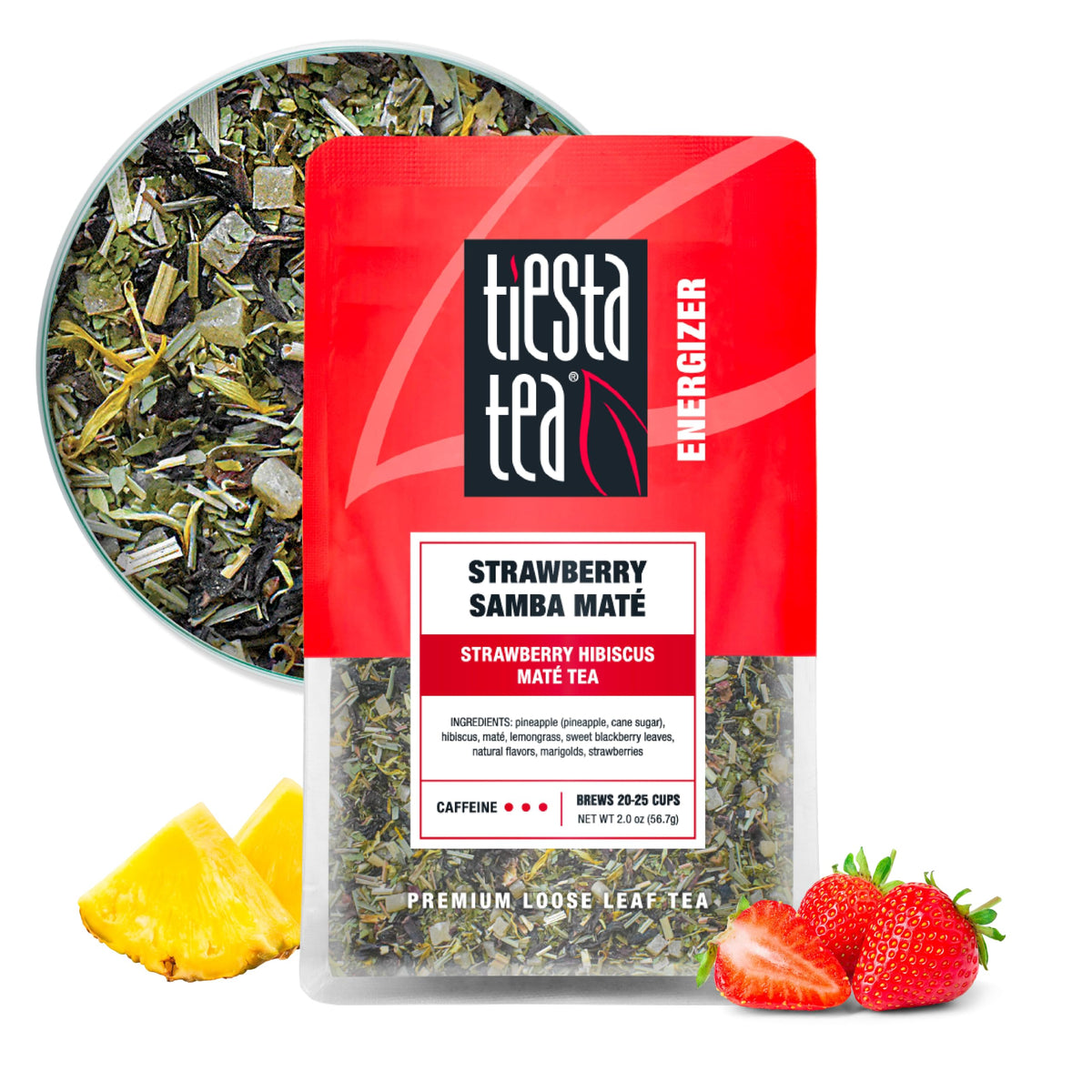 Tiesta Tea Palm Beach Punch Fruit Punch Herbal Tea Loose Leaf 2oz Pouch