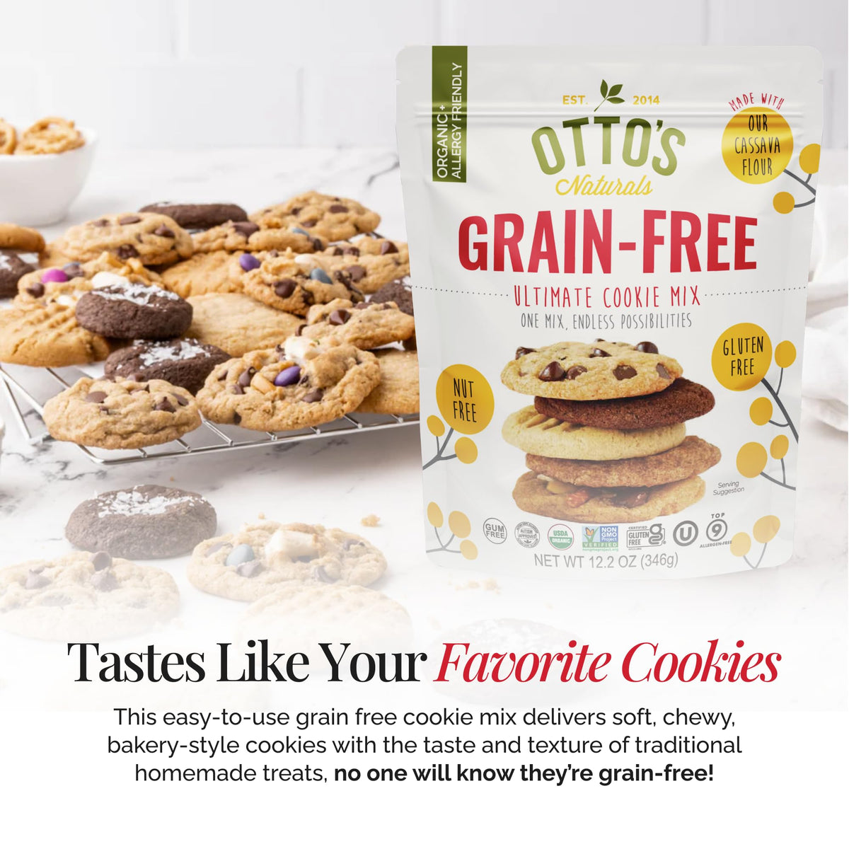 Otto's Naturals Grain-Free Ultimate Cookie Mix, 12.2 Oz.