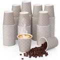 Rtteri 100 Pcs Count 3 oz Disposable Coffee Cups Disposable Espresso Cups Small Paper Cups 3 oz Cups for Coffee Tea Cocoa Juice Mini Paper Cups for Cafes Offices and Home