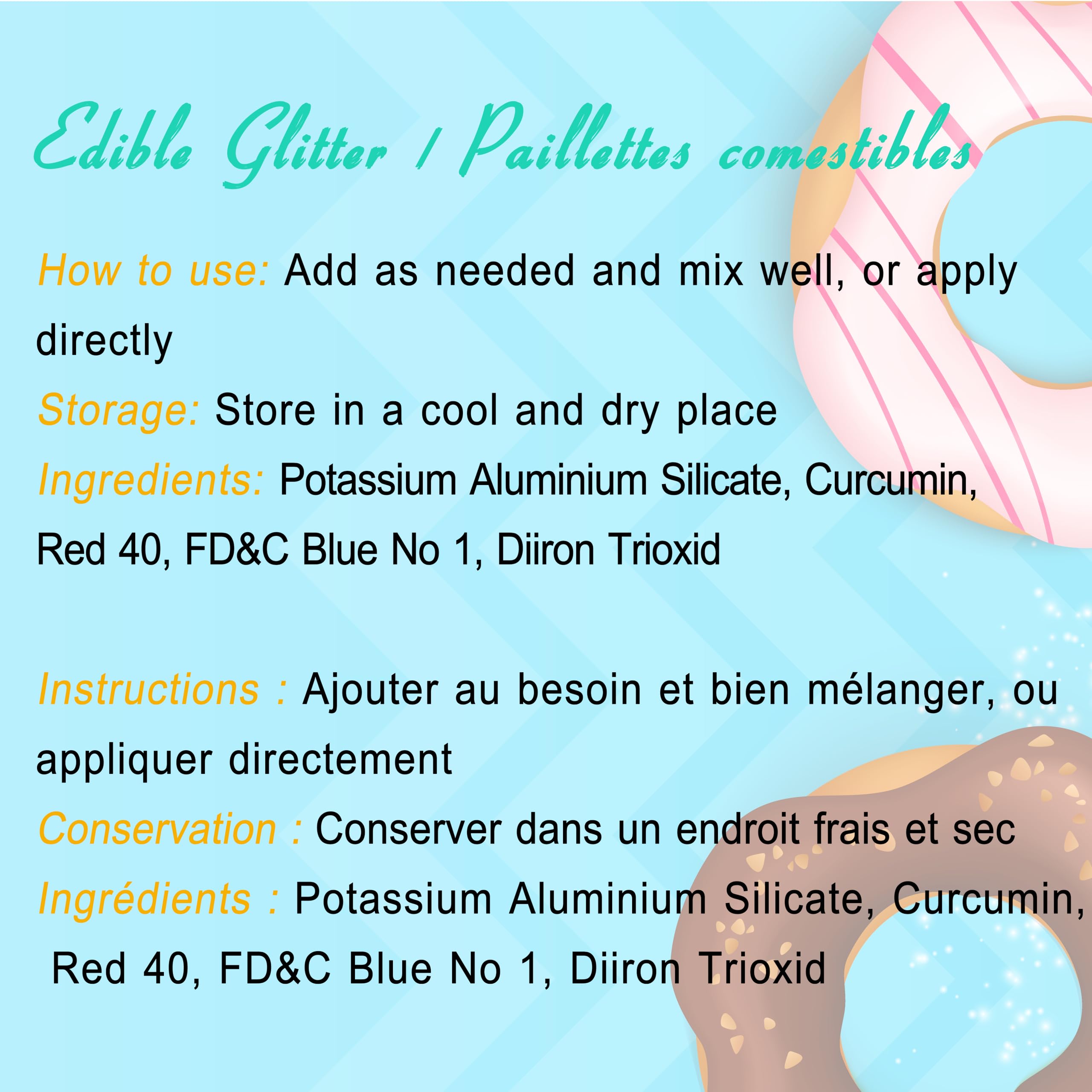 Edible Glitter - 4 Colors Edible Luster Dust Metallic Food Grade Coloring Glitter for Drinks, Baking, Cake Decorating - Edible Dust Powder Shimmer Sprinkle Powder for Icing, Wine, Chocolate, Candy