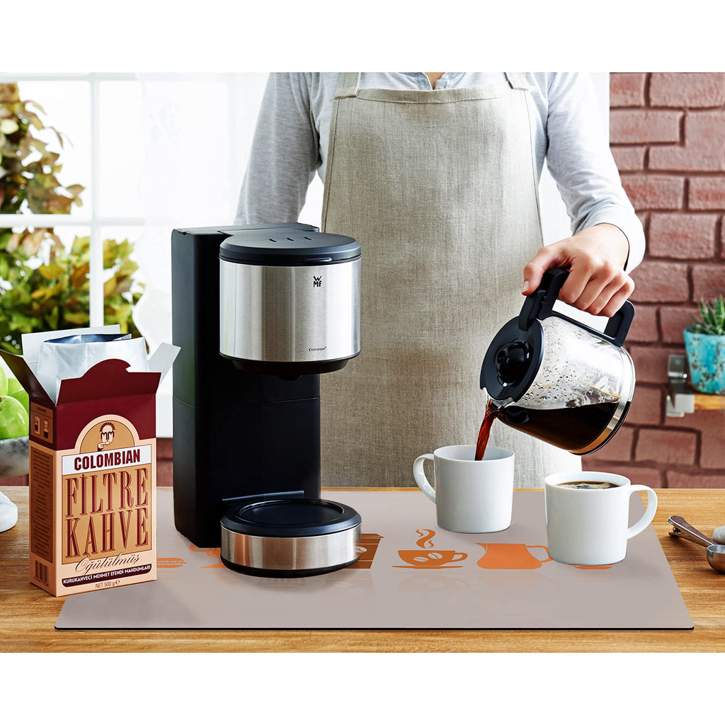 Golener Thick Coffee Maker Bar Mat Countertop,Quick dry mat,Bar Drying Mat,Coffee Bar Tray for Countertop,Coffee Nook Mat,Spill Mat