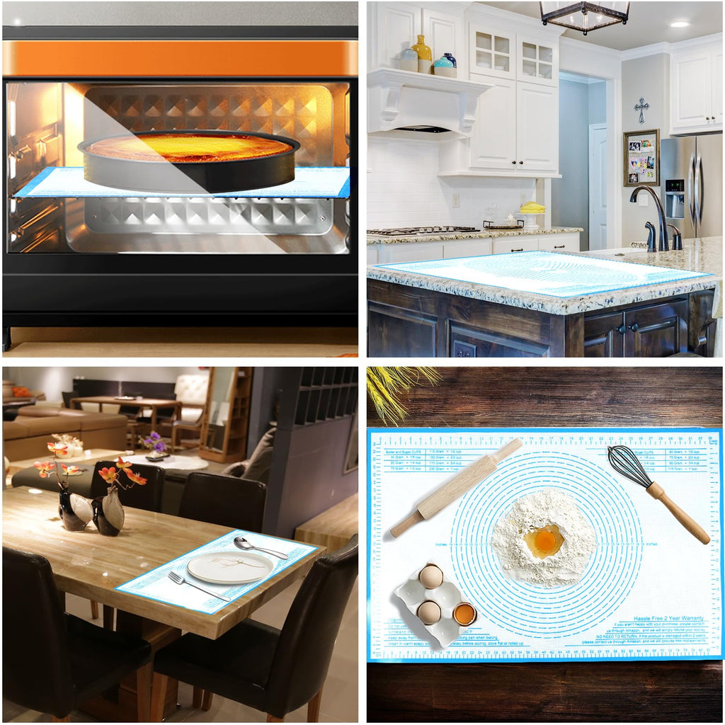 Silicone Pastry Mat 36x24 Inch Extra Large Baking Mat