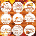 Fall Stencils for Painting on Wood 12" Thanksgiving Round Stencils