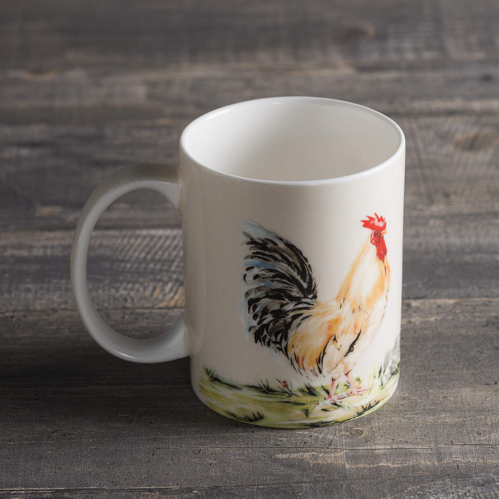 Maison d' Hermine Coffee Mug with Handles Tea Cups (12 Ounce, Pack of 1)