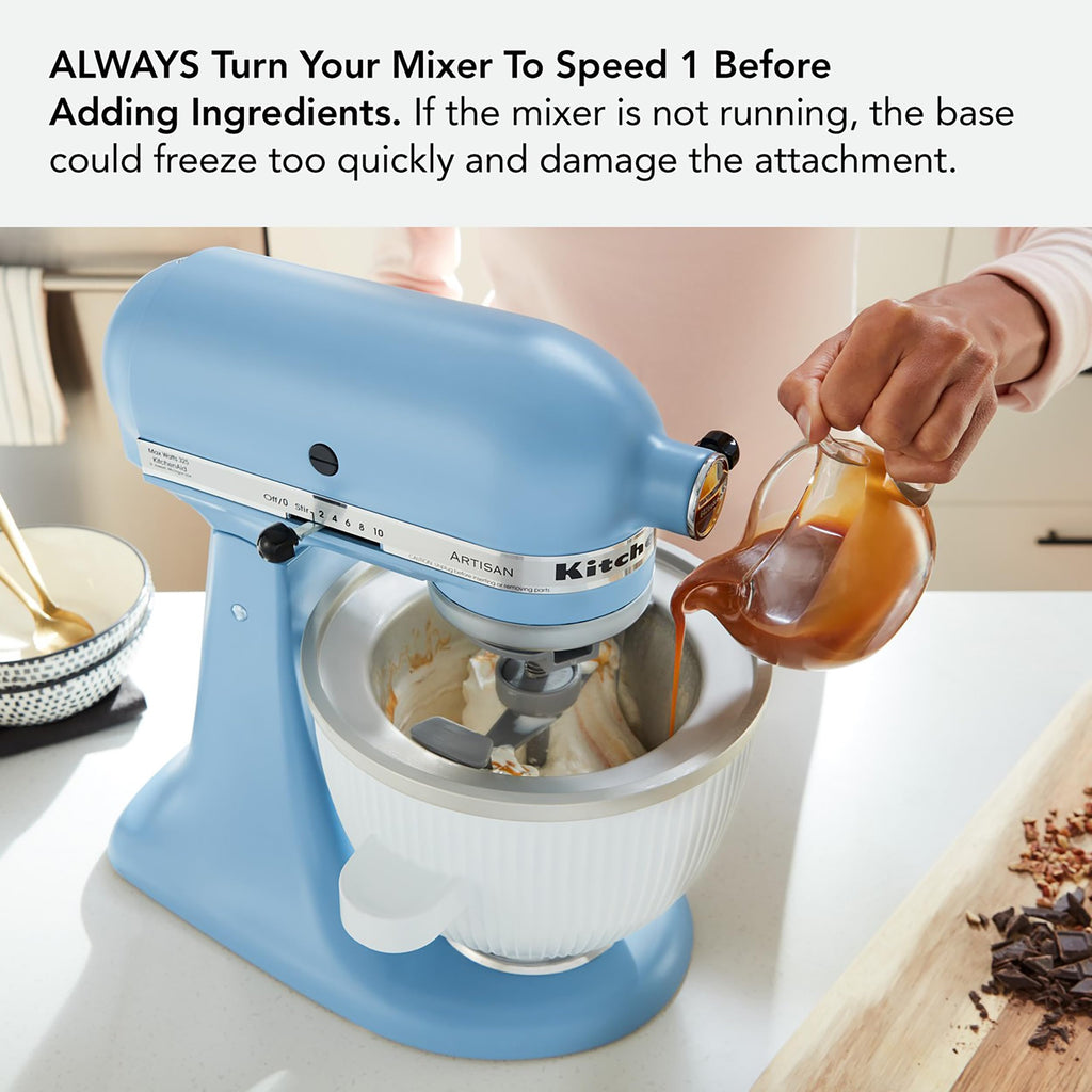 KitchenAid KSMICM Ice Cream Maker for select KitchenAid Stand Mixers