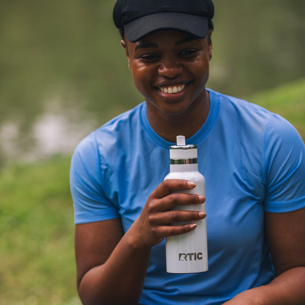 RTIC 16oz Journey Water Bottle, Ceramic Lined, Beach