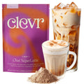 Clevr Turmeric Powder, Golden Milk Instant Latte Mix, Superfood Powder with Lions Mane, Reishi Mushroom, Organic Spices, Coconut Cream, Ashwagandha, Serve Hot or Iced, (14 Lattes)