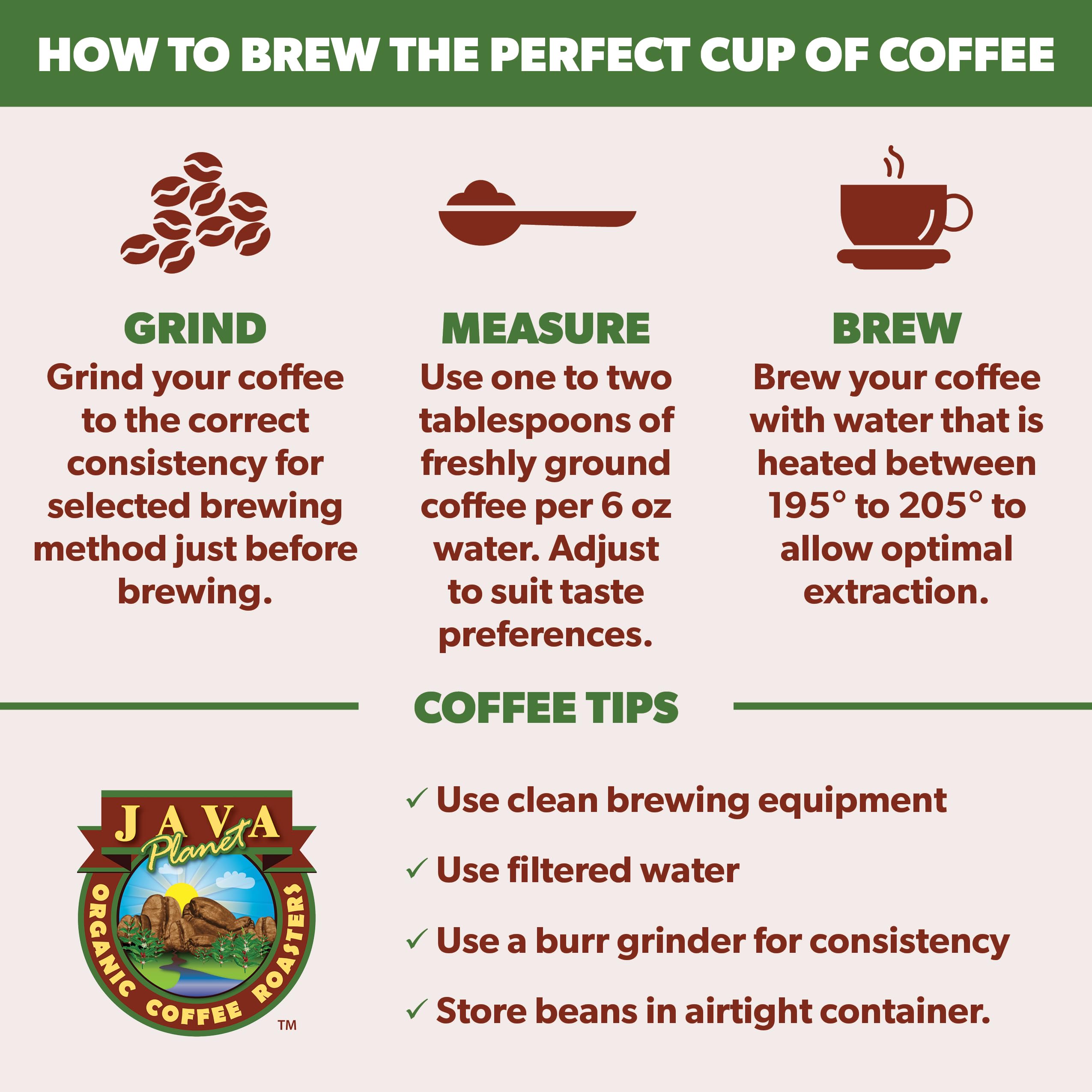 Java Planet Organic Espresso Beans, Whole Bean Dark Roast Coffee, 32 oz