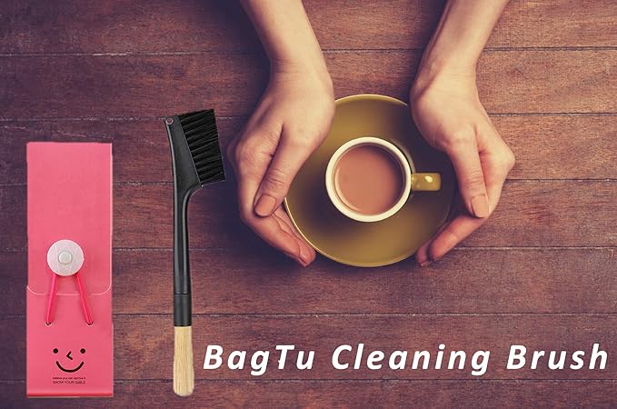 Powder Cleaning Brush Tools,Coffee Bean Grinder Brush and Counter Sweep Brush