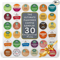 30 Flavored K-Cups: Unique & Exciting Variety Pack Collection" Dunkin, Green Mountain, Gloria Jean's And More (30 Unique Pods) Comes in a Nice Gift Box (Perfect for Gifting!)