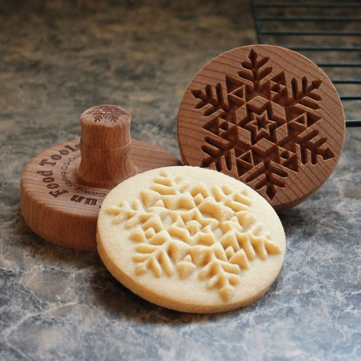 Fun Food Tools, Wood Cookie Stamp, 2.5 Inch (Chartres Cathedral CS-056)
