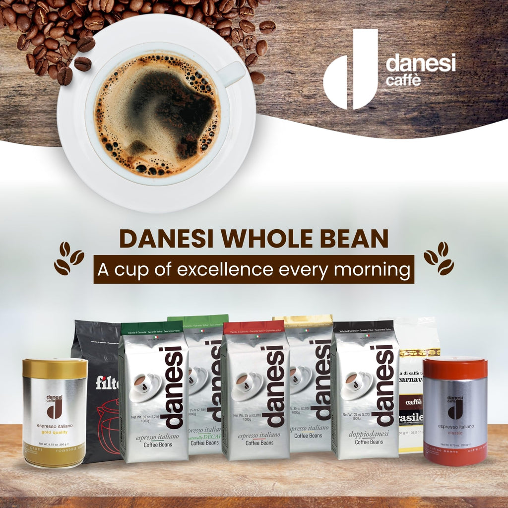 Danesi Caffe Emerald Whole Bean Coffee, Medium Roast (2.2 lb)