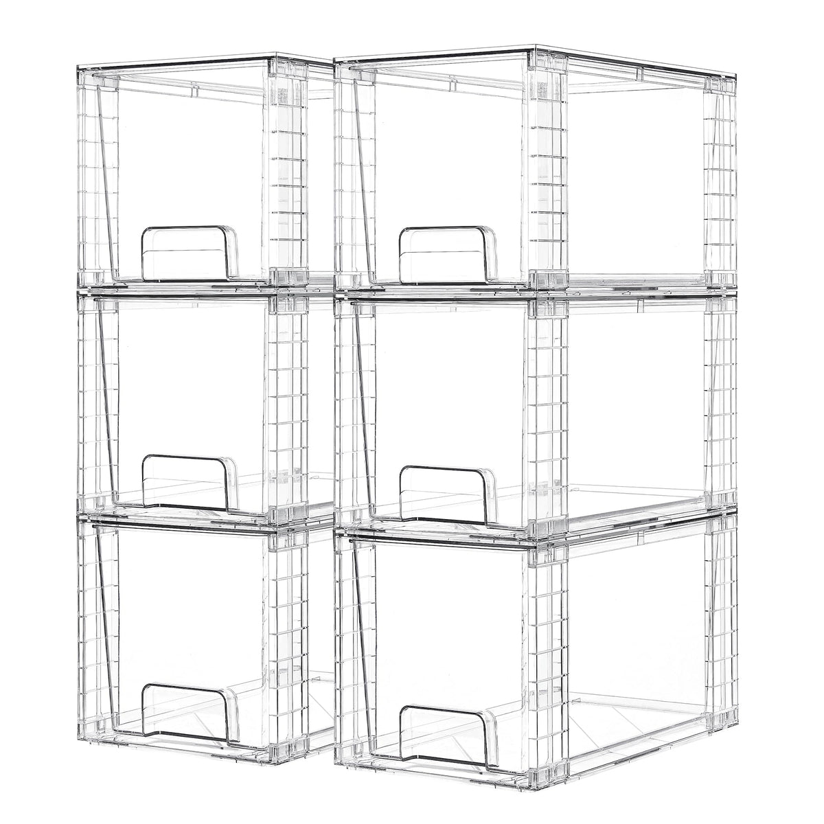 Vtopmart 6 Pack Large Stackable Storage Drawers