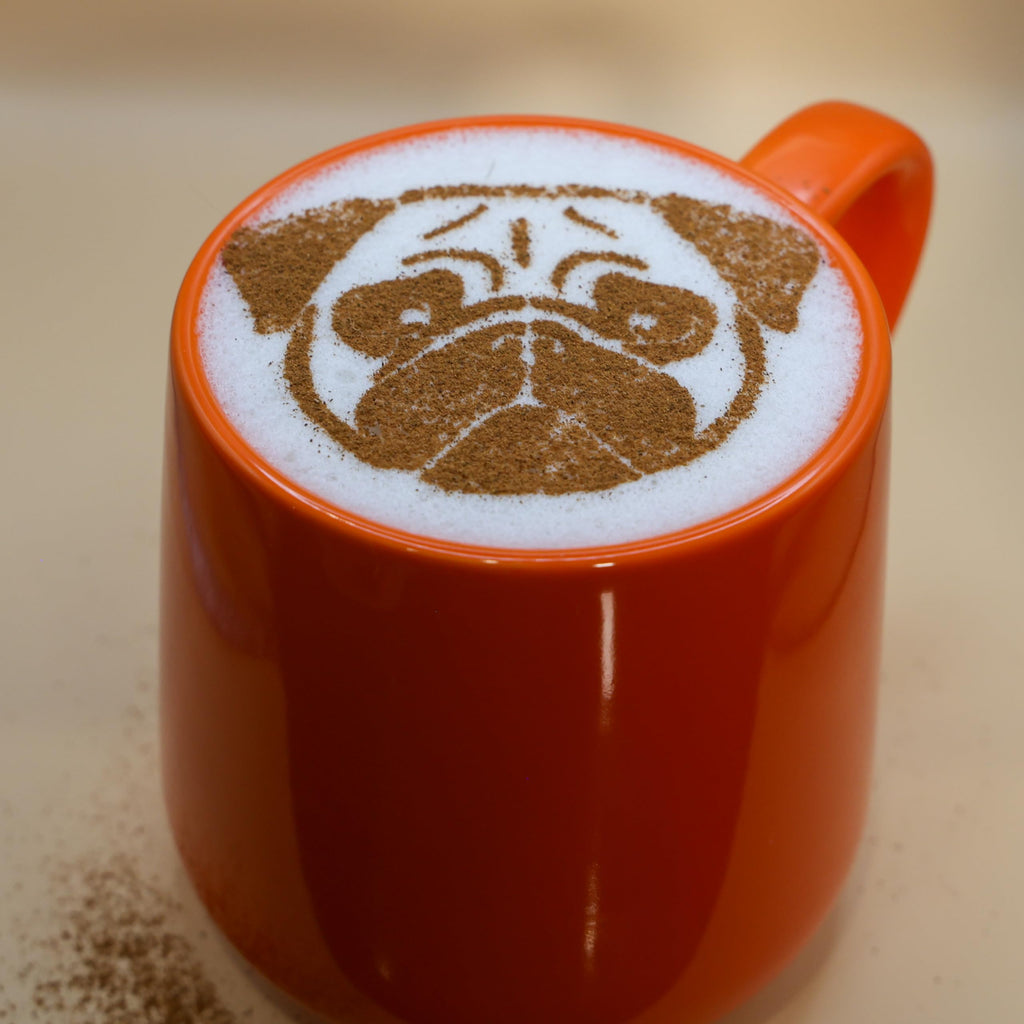 Stencil Stop Custom Coffee Stencil - Customizable for Business Logos, Faces, Images - 14 Mil Mylar Plastic (3 x 3 inches - 5 Pack)
