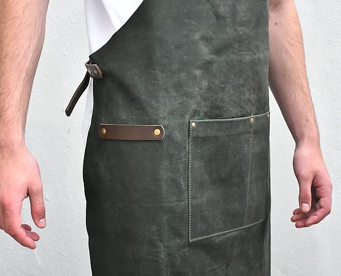 Leather Apron Barista Barber BBQ Barbecue