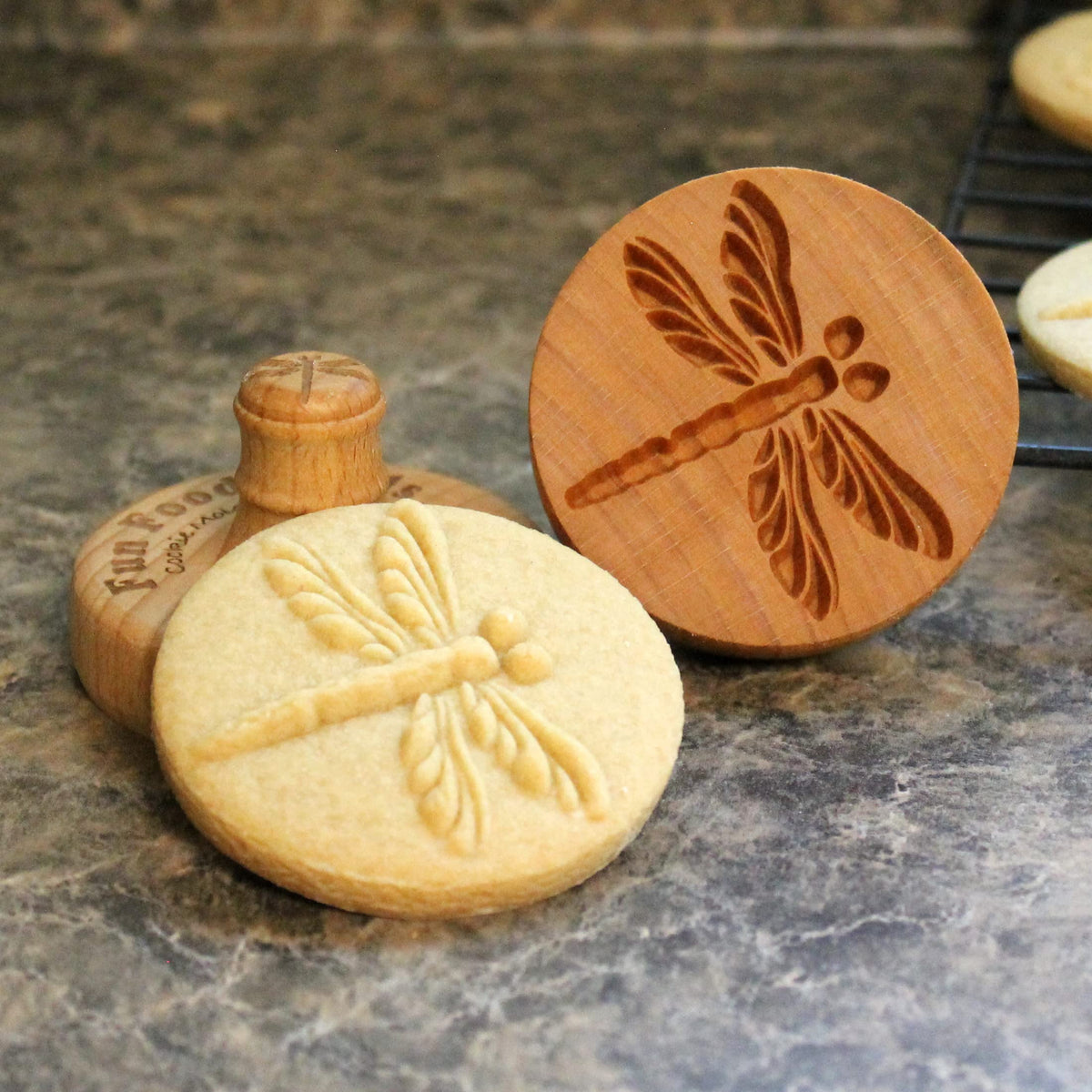 Fun Food Tools, Wood Cookie Stamp, 2.5 Inch (Chartres Cathedral CS-056)