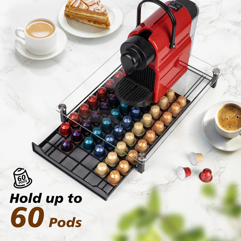 RECAPS Coffee Pod Holder Storage Small Pod Drawer Pods Holder