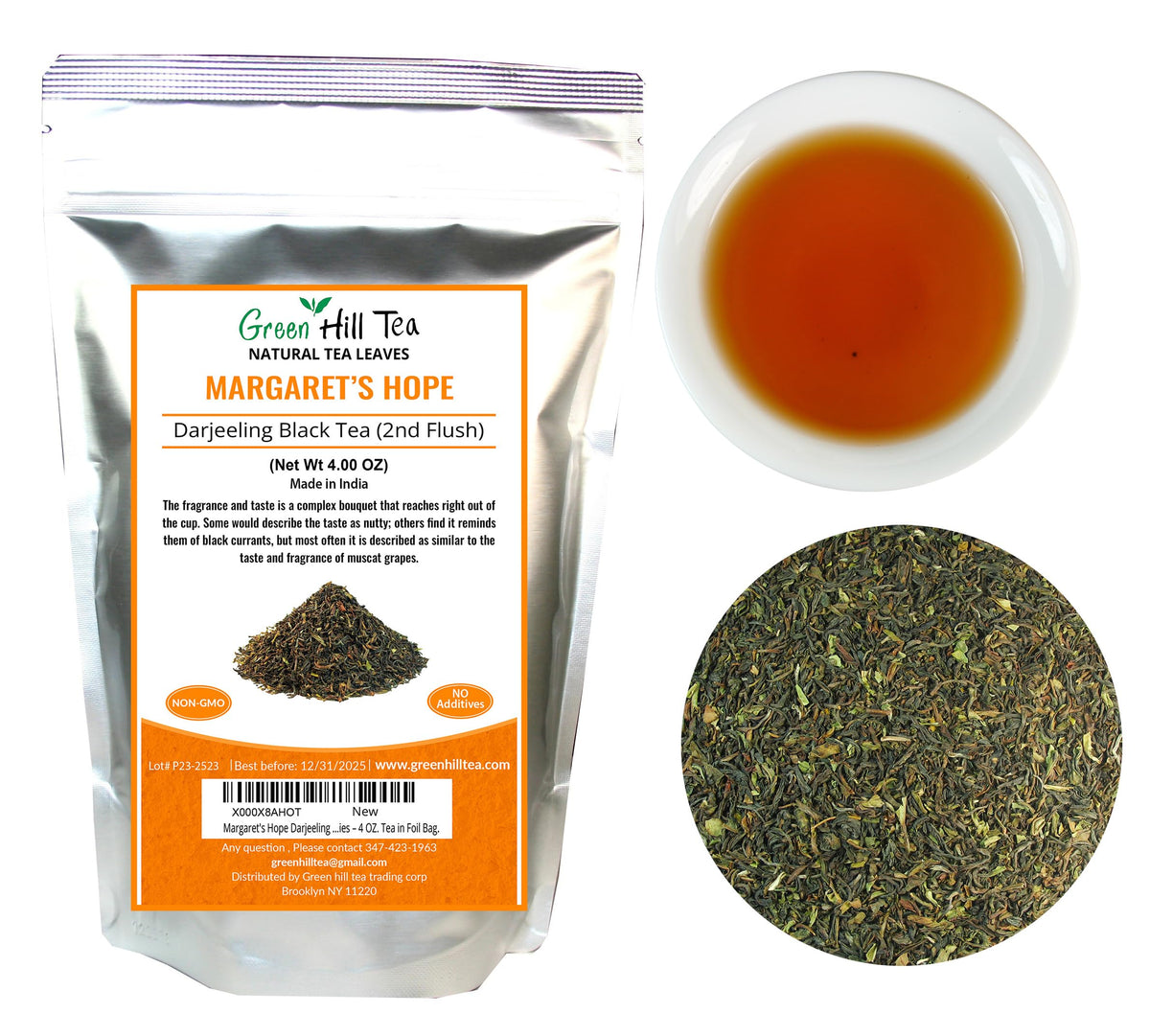 GreenhillTea Aged puerh tea Yunnan Pu-erh – Fermented Loose Leaf Tea, Smooth & Earthy Flavor, Pu-erh tea is an excellent, nutrient-rich choice for brewing kombucha, NO GMO, NO Additives, 100% natural 4 oz