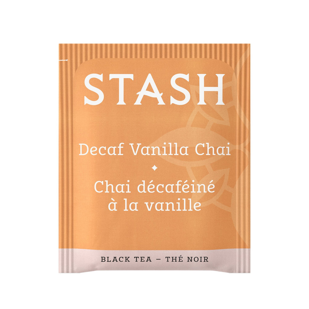 STASH Decaf Vanilla Chai Black Tea, 108 Bags (6 Boxes of 18), Decaffeinated