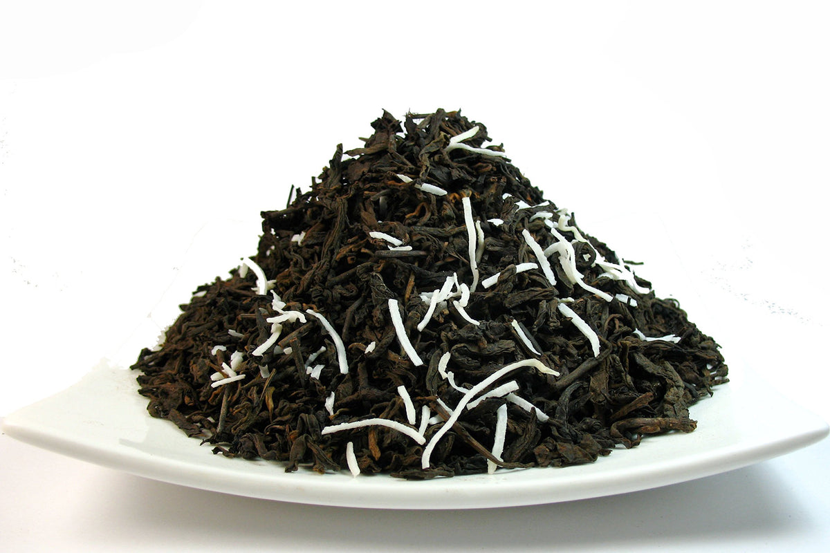 GreenhillTea Aged puerh tea Yunnan Pu-erh – Fermented Loose Leaf Tea, Smooth & Earthy Flavor, Pu-erh tea is an excellent, nutrient-rich choice for brewing kombucha, NO GMO, NO Additives, 100% natural 4 oz