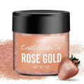 Edible Glitter - 30g Edible Luster Dust Metallic Food Grade Coloring Glitter for Drinks, Baking, Cake Decorating - Edible Dust Powder Shimmer Sprinkle Powder for Icing, Cocktail, Candy (Rose Gold)