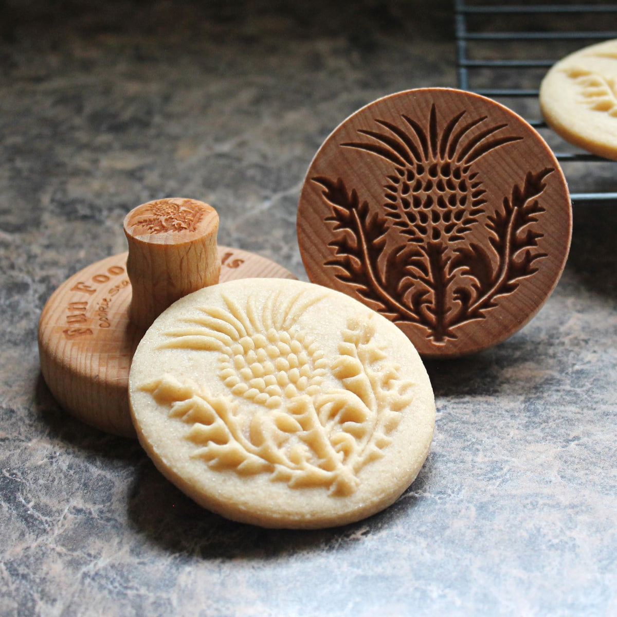 Fun Food Tools, Wood Cookie Stamp, 2.5 Inch (Chartres Cathedral CS-056)