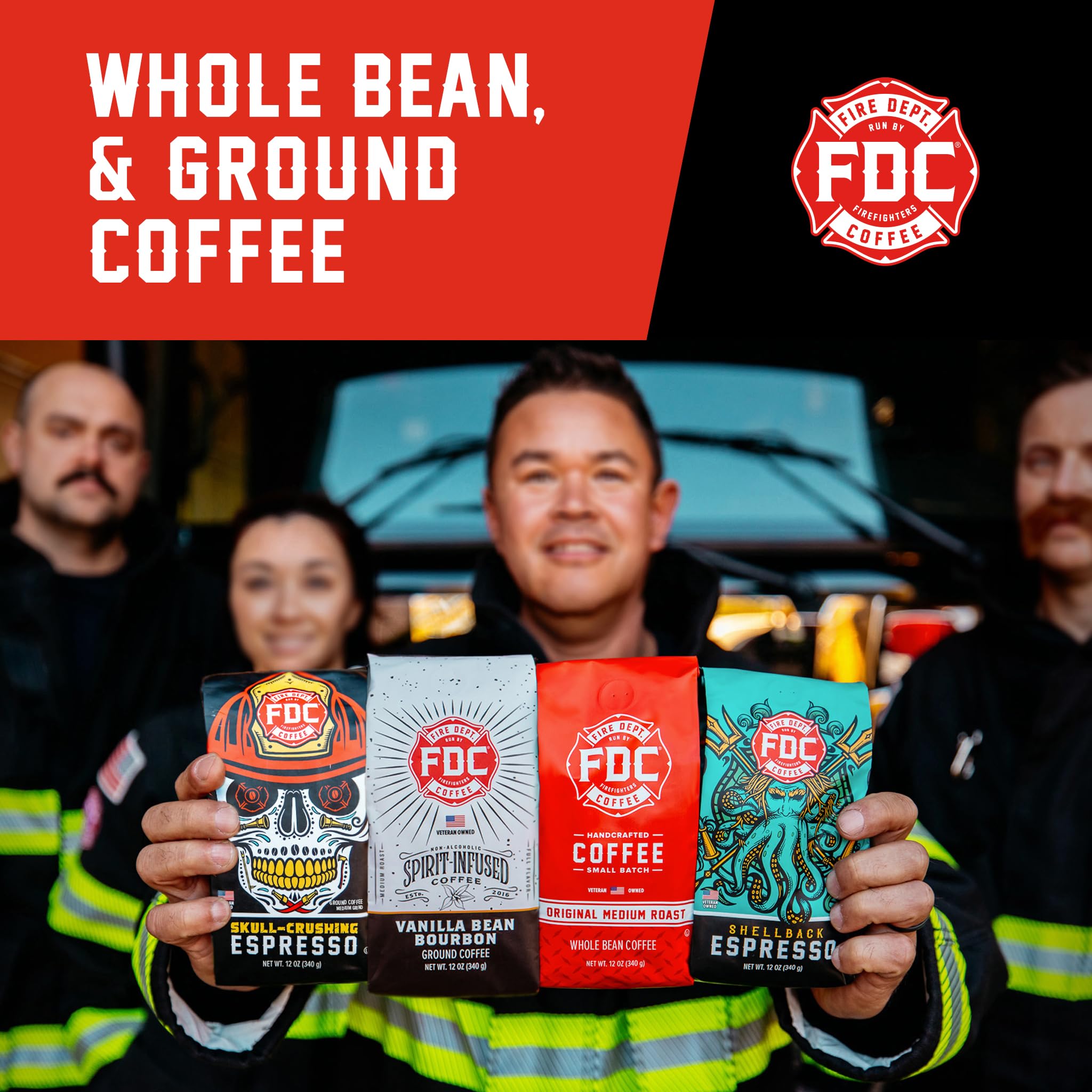 Fire Department Coffee Original Ground Coffee - 12 oz