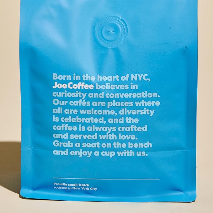 Joe Coffee Company - Kenya Kapkiyai Ground Specialty Coffee, 12 oz Bag | Women-Produced, NYC Roaster, Rainforest Alliance Certified, Kosher, Climate-Friendly