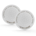 MHW-3BOMBER 53mm Espresso Puck Screen 2 Packs Metal Coffee Filter Reusable Espresso Filters for 54mm Portafilter Basket 0.8mm Thickness FG7009M-OS