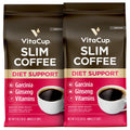 VitaCup Slim Medium Dark Roast Ground Coffee 22oz, 2 bags