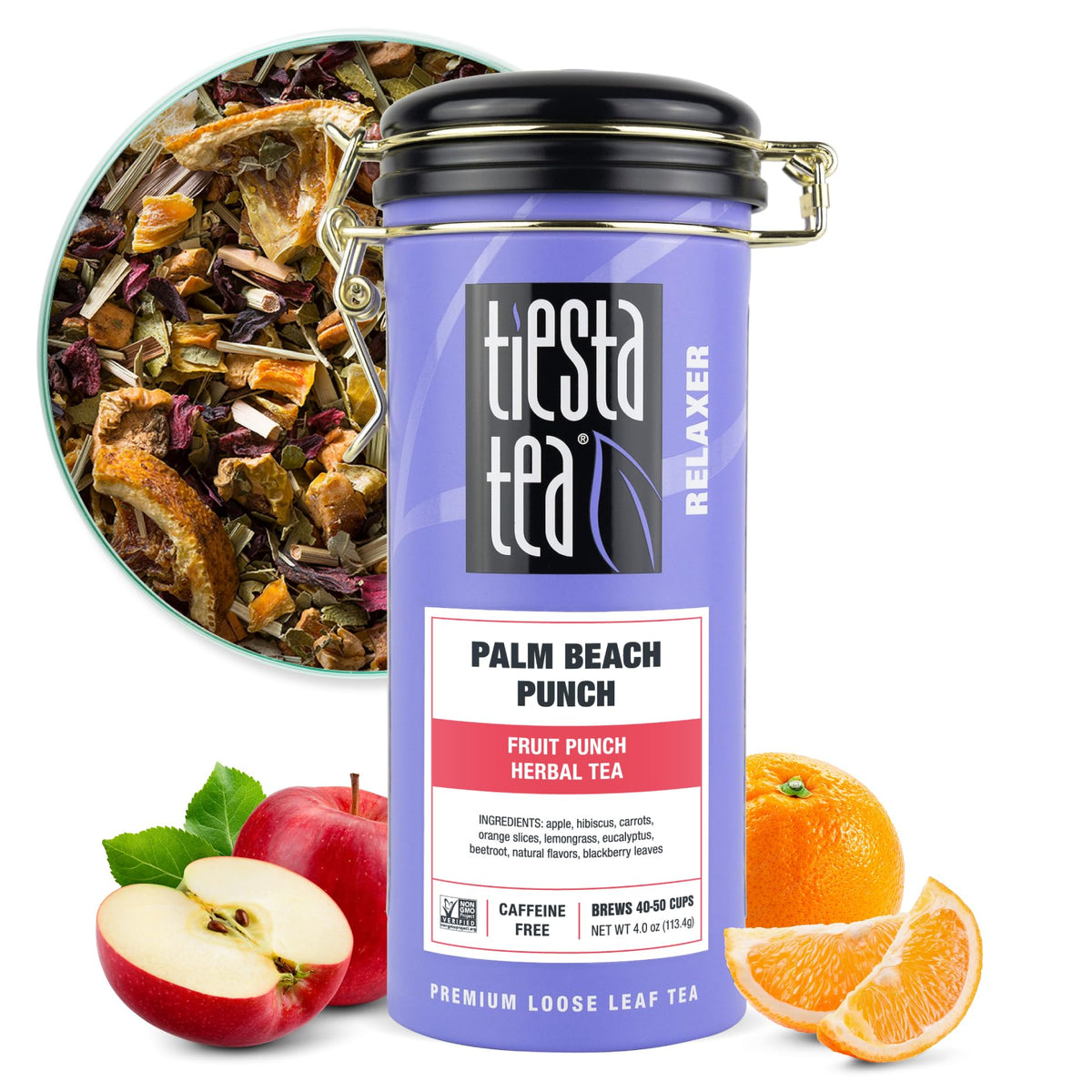 Tiesta Tea Palm Beach Punch Fruit Punch Herbal Tea Loose Leaf 2oz Pouch