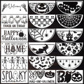 Halloween Stencils for Painting on Wood 12" Halloween Stencils for Crafts