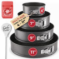 Cheese Cake Pans for Baking, NON-STICK Springform Pan Set & SILICONE SLEEVE