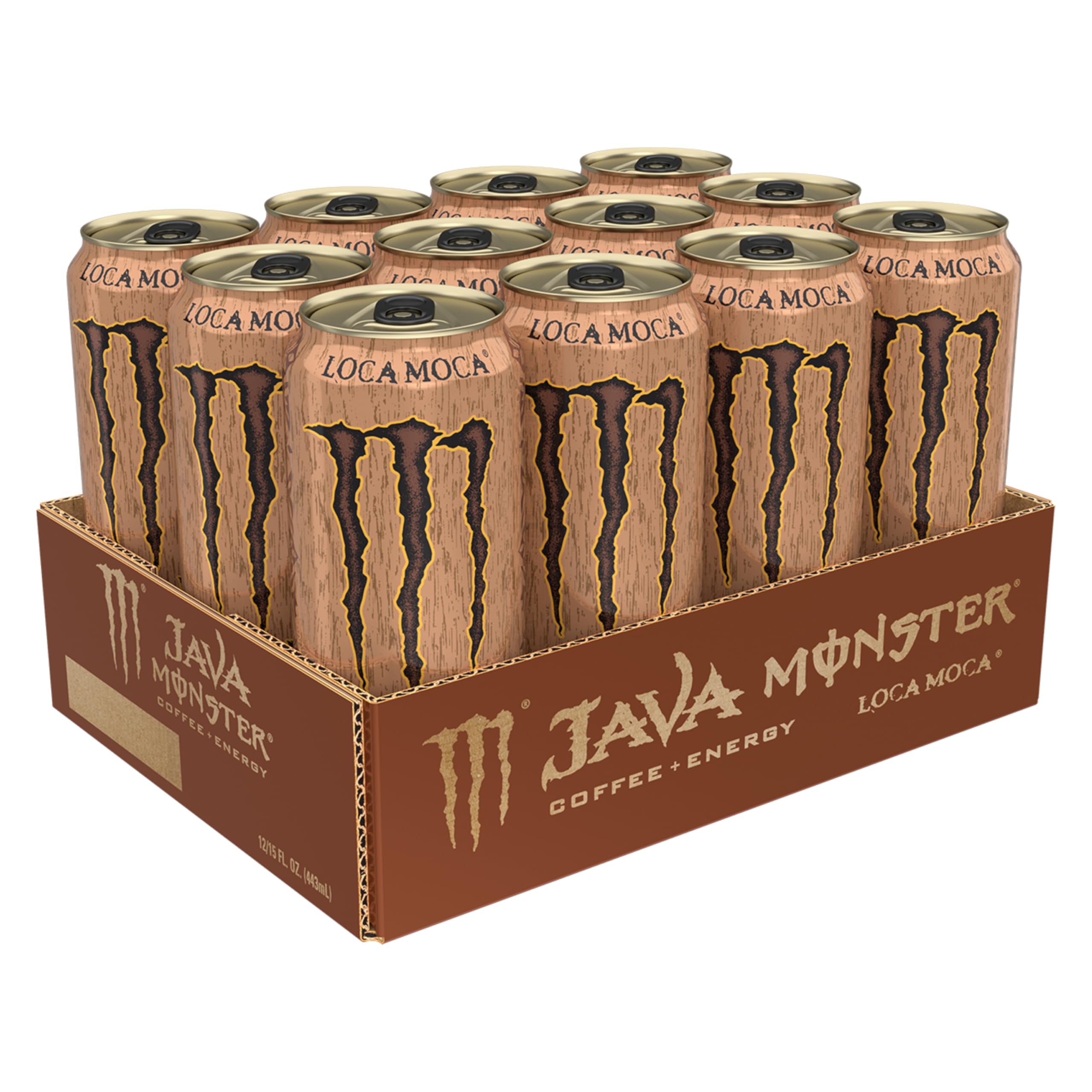 Java Monster Loca Moca, Coffee + Energy Drink, 15 Ounce