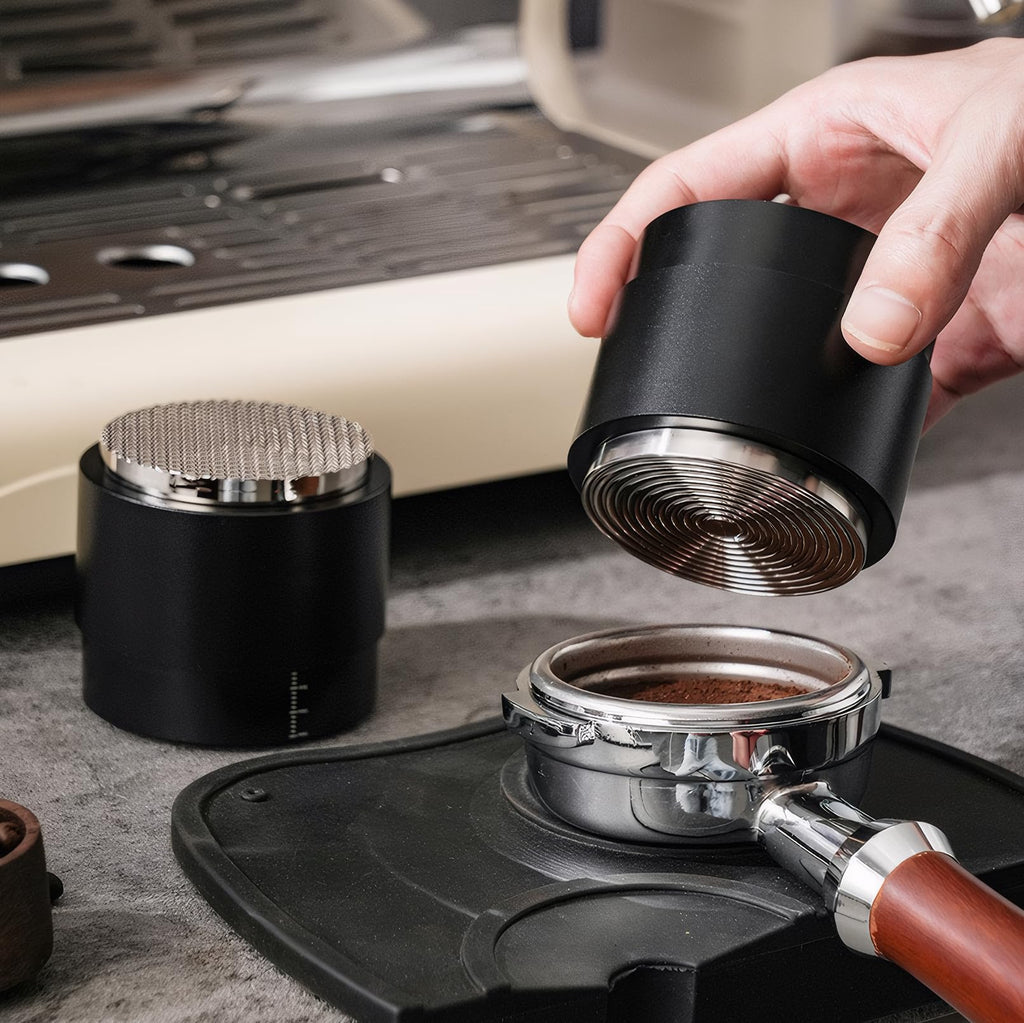 DiatZeno 53MM Espresso Tools - Professional WDT Tool, Coffee Distributor & Tamper with 3-in-1 Design, 304 Stainless Steel Barista Essentials for Home Coffee Brewing, Beginner-Friendly Accessories