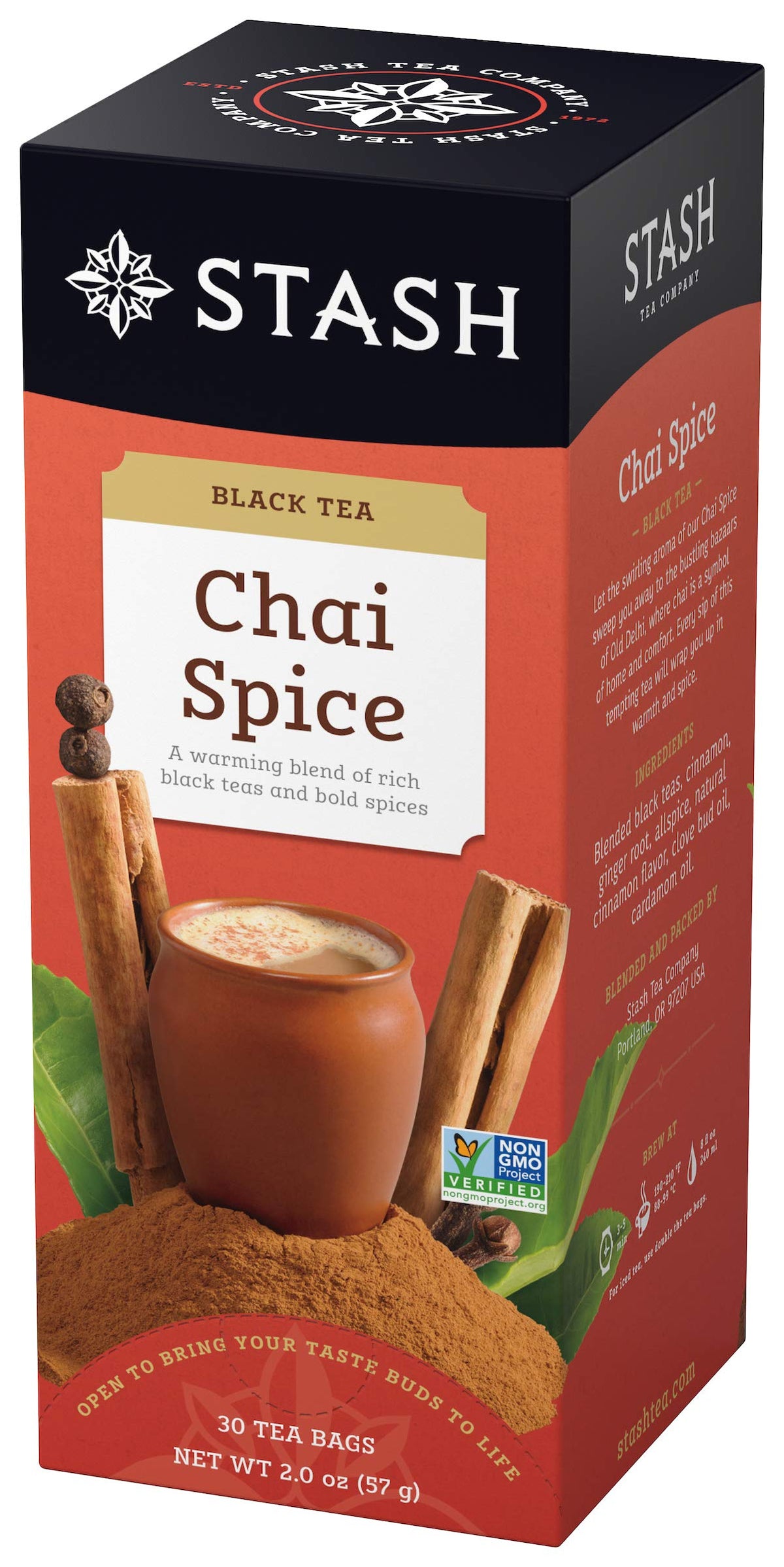 Stash Tea Peppermint Herbal Tea, 6 Boxes of 30 Tea Bags Each (180 Tea Bags Total)
