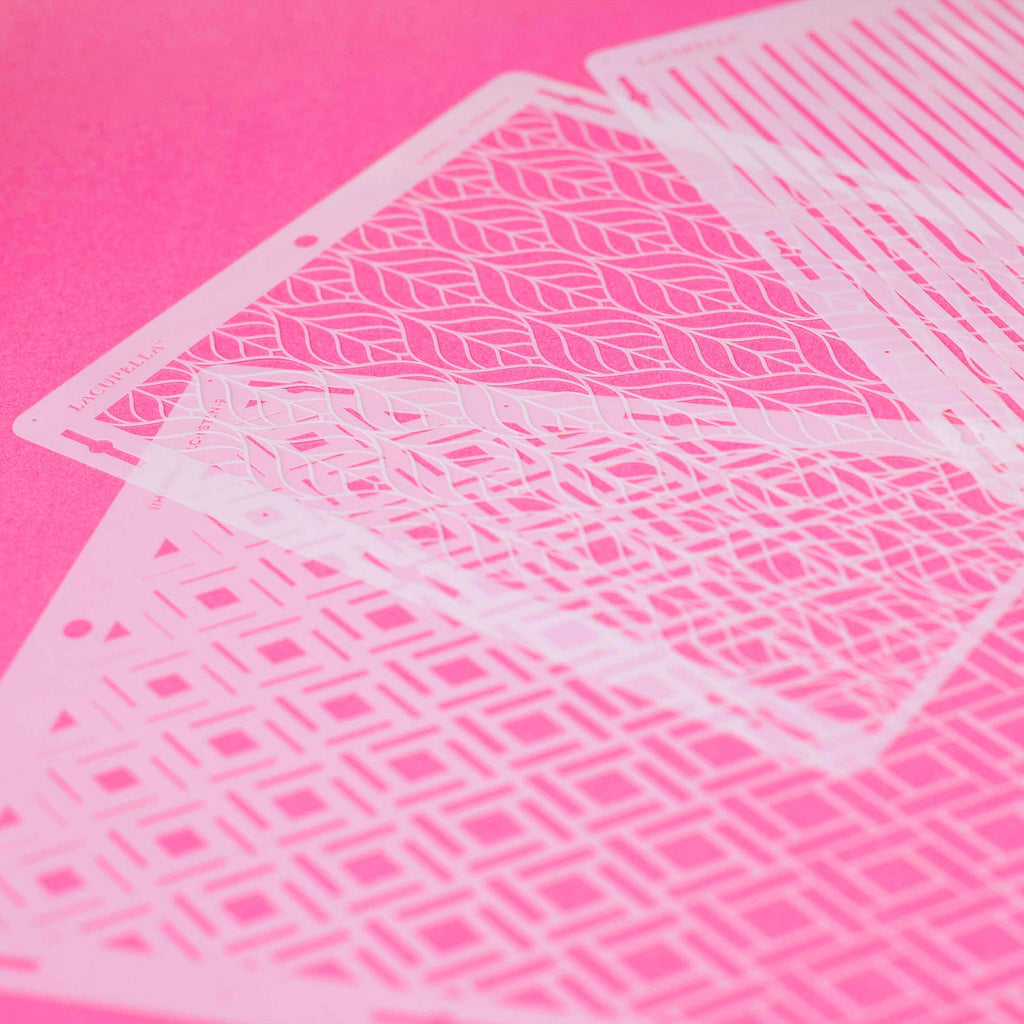 Lacupella Cake Decorating Stencil for Tall Buttercream Cake, Royal Icing, Ganache, Paint, Airbrush (VEREN)