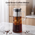 Cold Brew Coffee Maker, Tea Infuser Ice Cold Brew Pitcher 48oz (1.4 L)