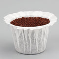 100 Count Disposable Coffee Paper Filters Compatible with Keurig Single Serve 1.0 and 2.0, Fits All Brands Reusable K Cup Filters