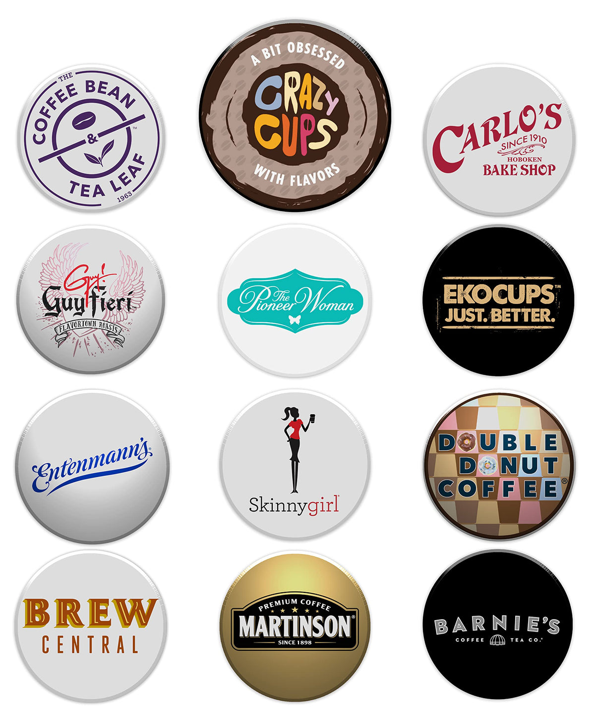 Perfect Samplers Dark Roast Coffee Pod Variety Pack - Pack for Keurig K Cups Coffee Makers, Bold 40 Count