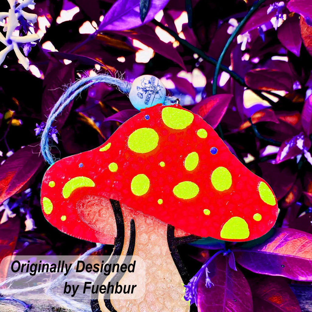【300+ Design Optional】 Fuehbur Mini Mushroom Car Freshies Mold - Aroma Bead - Epoxy Resin - Candle Soap Silicone Mould - Medium Size