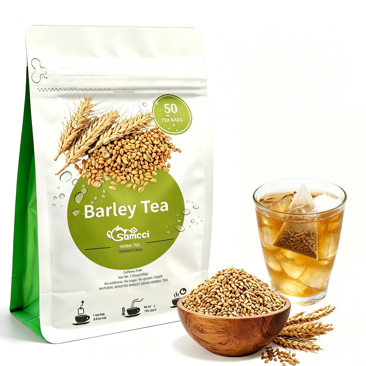 Samcci Senna Tea, 50 Tea bags, Naturally Senna Leaf Tea for Constipation